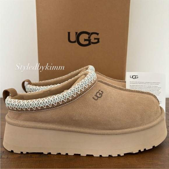 UGG Shoes - NEW Women's UGG SAND Tazz Platform Slippers Shoes - Women’s Size 9 Mules